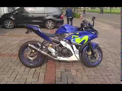 Suara Knalpot Proliner TR1 Carbon Long Yamaha R25. - YouTube