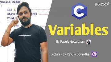 C - Variables and Types in Telugu