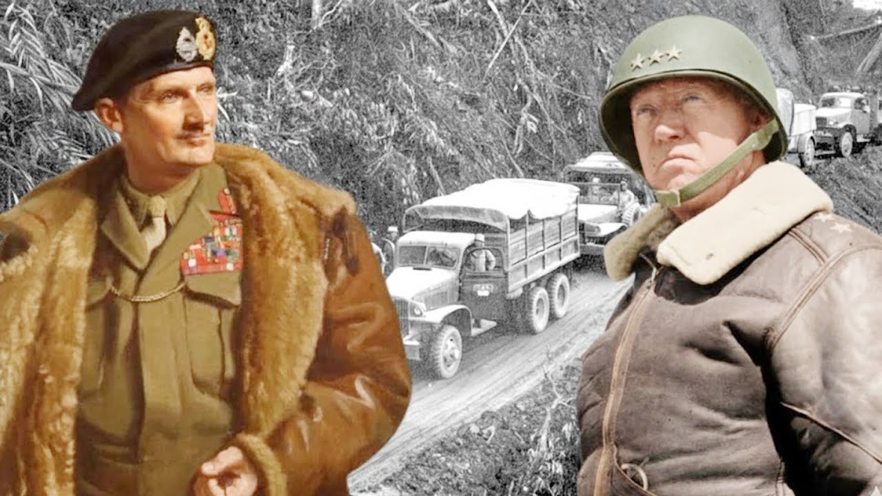 Mit mondott Patton, amikor Montgomery megpróbálta elvenni az útját | WW2 Documentary