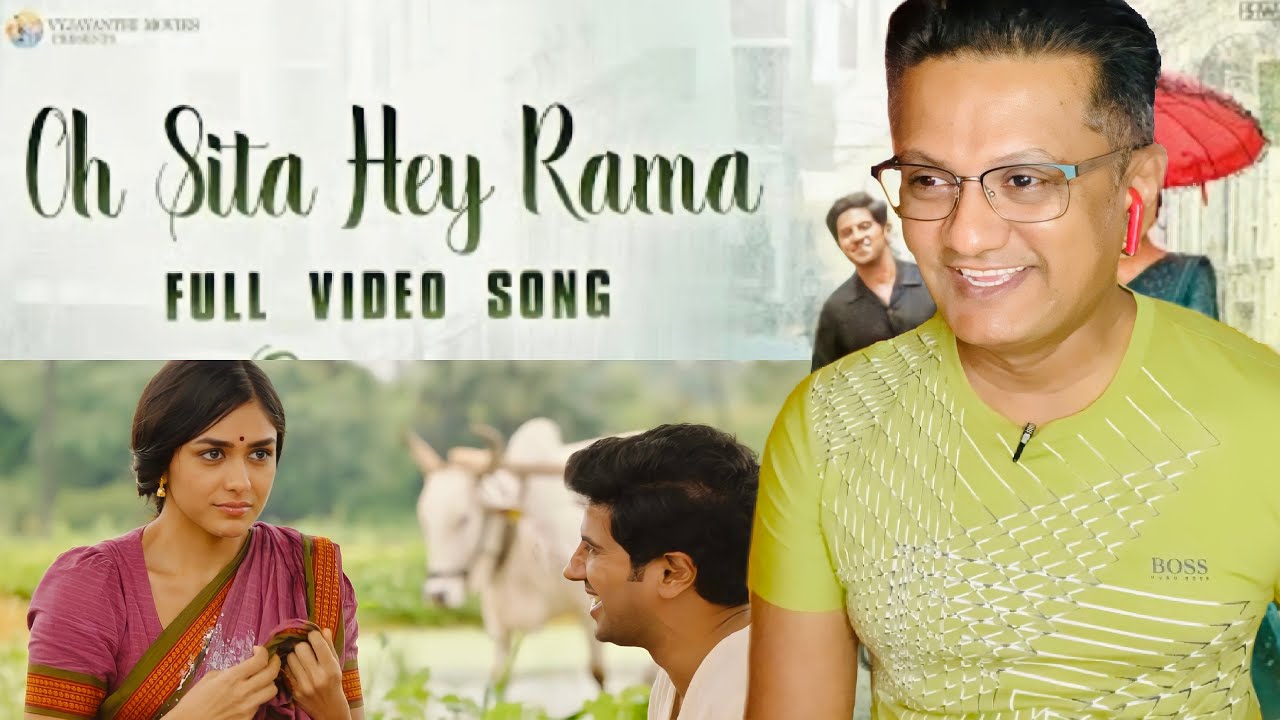 Oh Sita Hey Rama Video Song Reaction Sita Ramam (Telugu) Dulquer