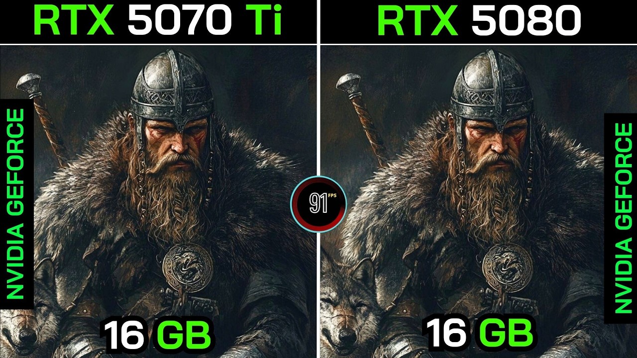 RTX 5070 Ti VS RTX 5080+ Ryzen™ 7 9800X3D : TEST IN 20 GAMES - YouTube