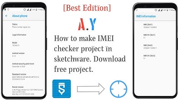 [Best Edition] How to make IMEI checker project in sketchware. Download free project.