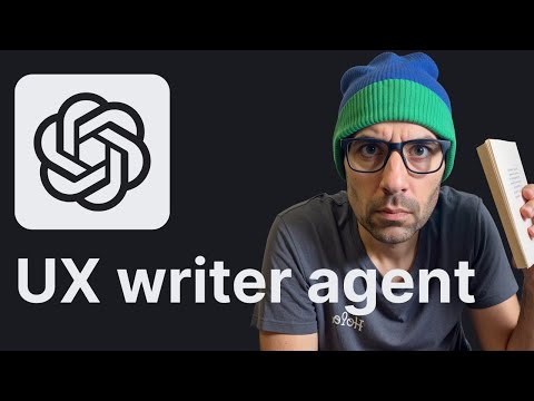 I Built a UX Writing Agent in 5 Minutes with ChatGPT (Fix Bad Microcopy Fast!) + Free Template