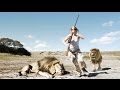 Lion takes revenge on trophy hunter