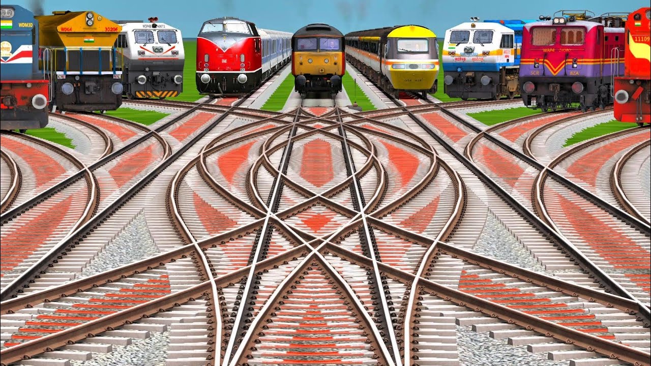 😱 रेलवे फिजिक्स फेल? इस ट्रैक पर सब कुछ संभव🚆 रियलिस्टिक ट्रेन सिम्युलेटर में सबसे डरावना ट्रैक