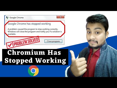 Google Chrome Has Stopped Working Problem Solved 2021 |Chromium Has Stopped working Problem Fix 2021