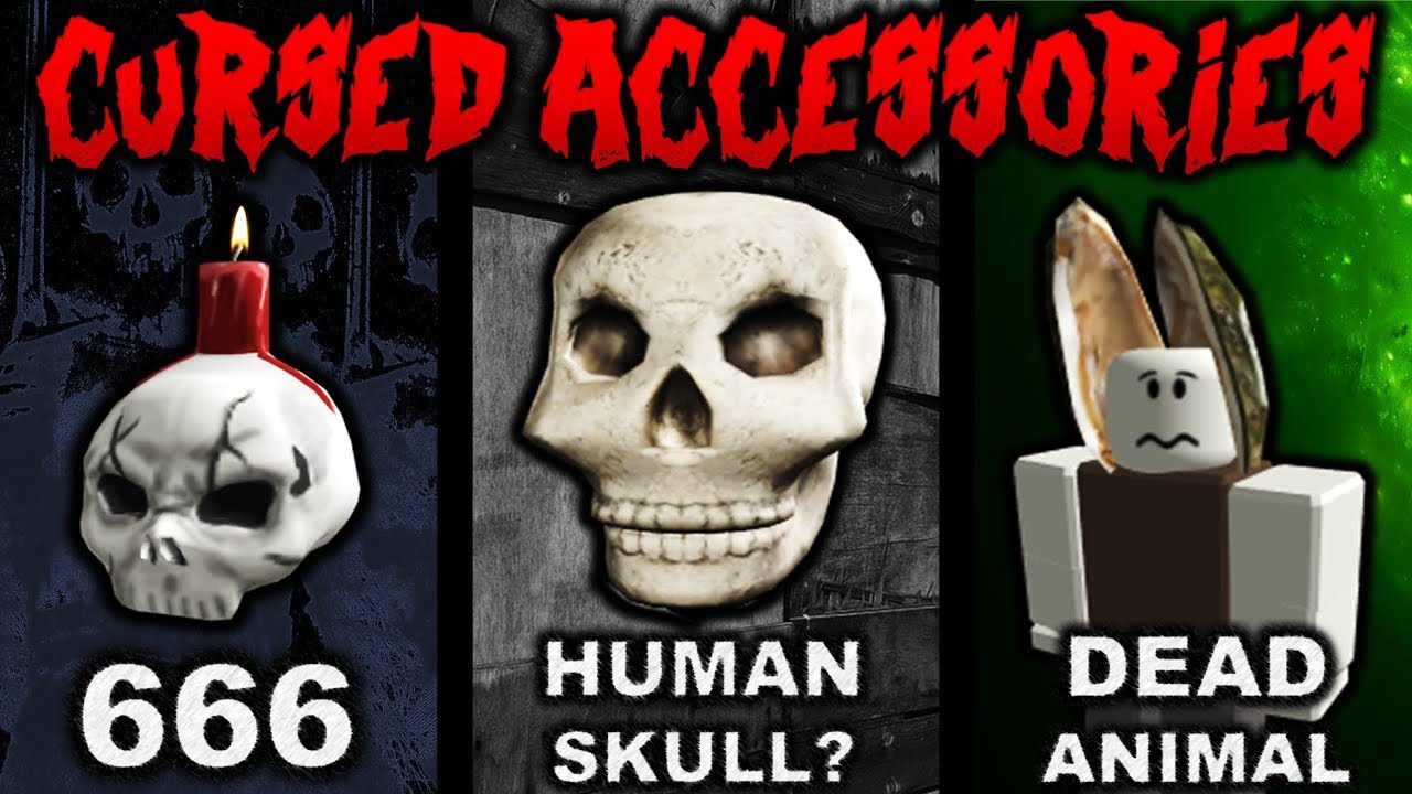 Real Cursed Accessories From The Catalog Roblox Youtube - cursed roblox cursed image spooky halloween