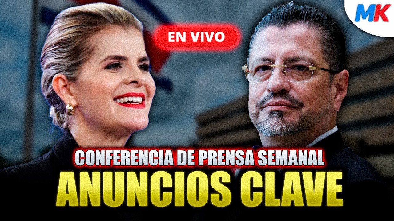 EN VIVO | Rodrigo Chaves hace ANUNCIOS CLAVE y define el futuro con Laura Fernández