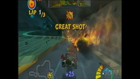 Crash Tag Team Racing Xbox Gameplay - Chaingun