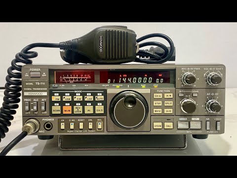 💢Kenwood TS-711D VHF 45W + AC110V + MC-43S DCL Open💢 - YouTube
