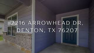 2216 Arrowhead Dr Open House! DENTON TX REAL ESTATE