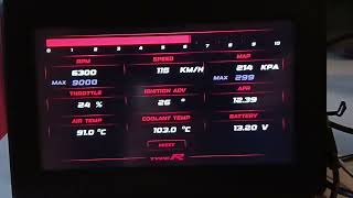 Canbus race dashboard for microsquirt, rusEfi, ecumaster Black, Kpro