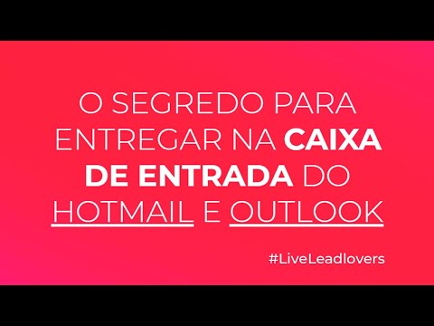 Como entregar e-mails no Hotmail / Outlook na Caixa de Entrada!