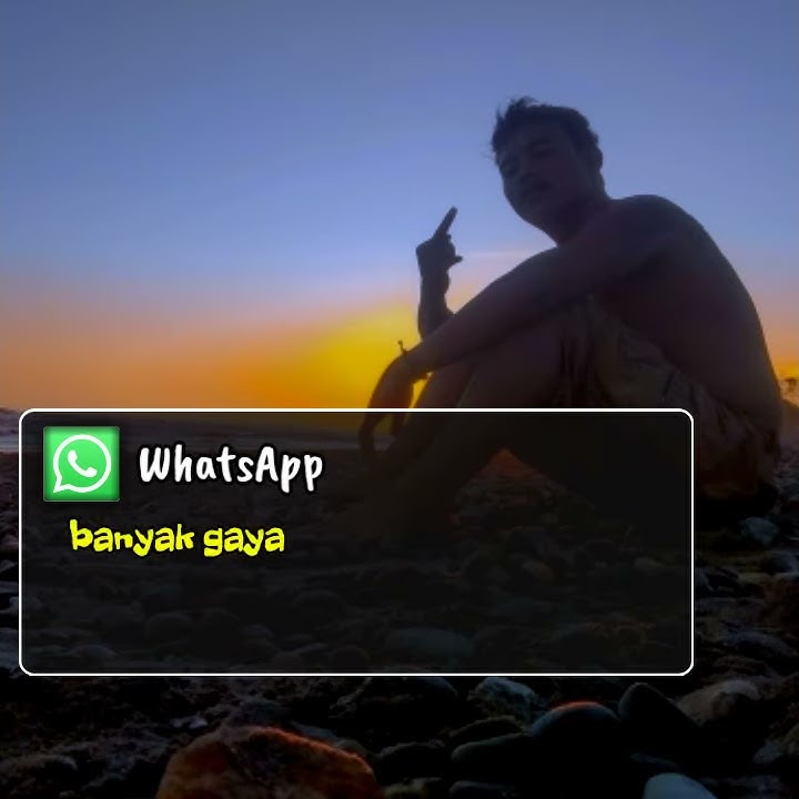 Story' wa cocok buat nyindir temen, pakek lagu terlalu banyak bacot di depan dunia maya.