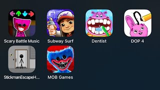 Dentist,Subway Surfers,FNF Beat Shoot,Poppy Playtime Chapter 1,Stickman Escape,dop 4,Delete One Part screenshot 2