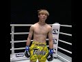 Welcome to ONE 🎊 Ranma earns a US$100K contract as your newest bantamweight kickboxing contender! 💰