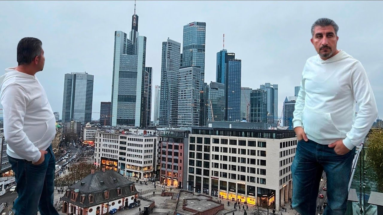 أجمل جولة في مدينة فرانكفورت مع أحلى شباب🥰#اكسبلور #youtubeshorts #deutschland #europe 