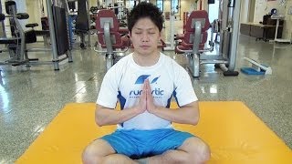 5分間安らぎストレッチ -安楽座 Easy Pose Sukhasana-