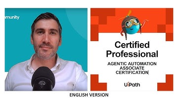 UiPath Agentic Automation Associate Certification (UiAAA) | Exam preparation + 100% on practice exam