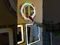 led light Touch Mirror #azamart18 #ledmirror
