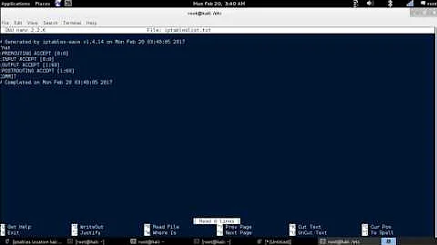 How to Save Edit & Restore IPTables (Linux)
