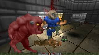 Brutal Doom (1): No Guns Challenge! - E1M7: Computer Station