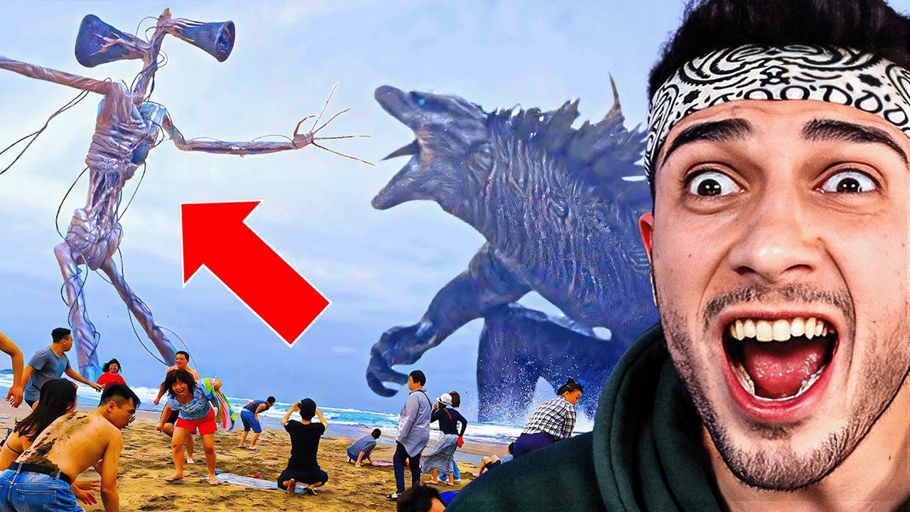 GERÇEK DÜNYADA SİREN KAFA vs GODZİLLA SAVAŞINA TEPKİ!