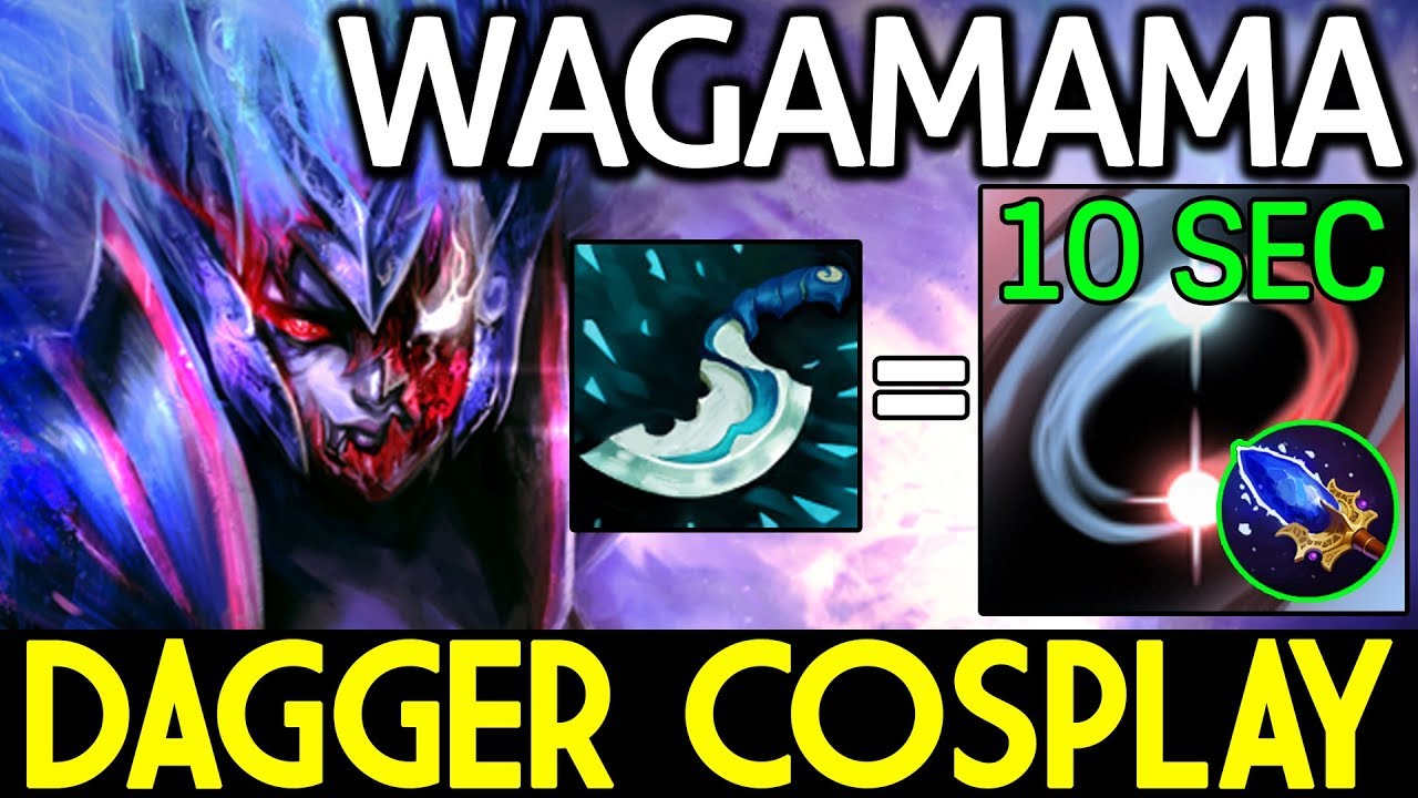 Wagamama [Vengeful Spirit] ULT + Aghanim = Dagger Cosplay 7.13 Dota 2 - YouTube