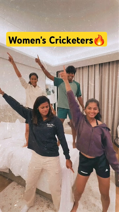Women's Cricketers follow TREND Natin Marli Mithi #shorts #jemimahrodrigues