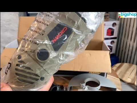 Máy mài góc 1300W Crown CT13300 180mm Bigshop.vn - YouTube