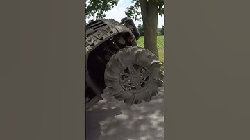 Polaris Highlifter 1000 wheelies easy.