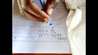 writing a psuedocode from the flowchart maths paper 2
