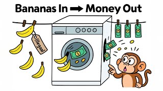 Money Laundering Explaining With The Use Bananas