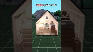 ‼️Bloxburg HOLLOW GABLE ROOFS Update is Here! #bloxburg #roblox #shorts #robloxbloxburg