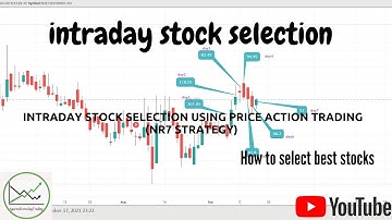 How to selects Stocks for Intraday - NR7 #intraday #intradaytrading