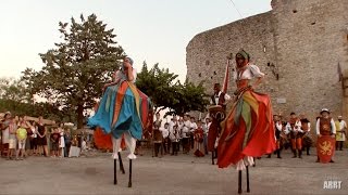 Stilt Walking Comedy Show  🎭 - Circa Teatro Stilt Walkers Performance | Poggio di Otricoli, Italy 🇮🇹