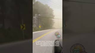 A Pollen Storm, Also Known As A Pollen Bomb, Was Captured On Video In Virginia Beach.
