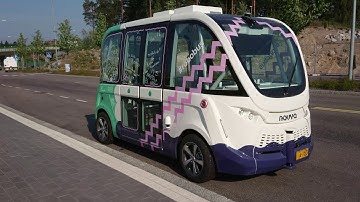 94R first route in Helsinki, Finland operated by an autonomous bus