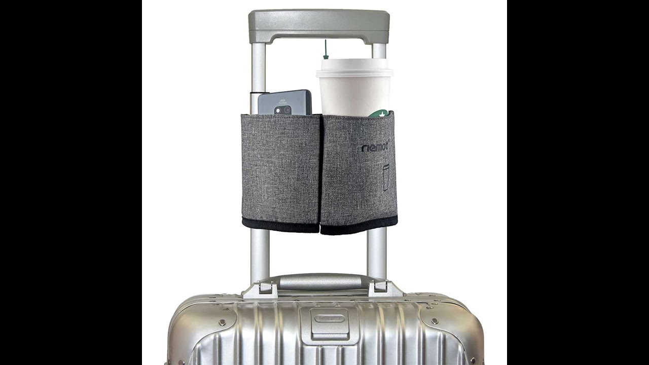 This Luggage Cup Holder Lets You Walk Through the Airport 'Hands-Free,' and It's 63% Off at Amazon