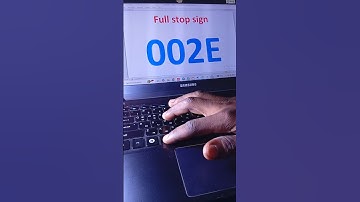 Full stop symbol trick #microsoftoffice