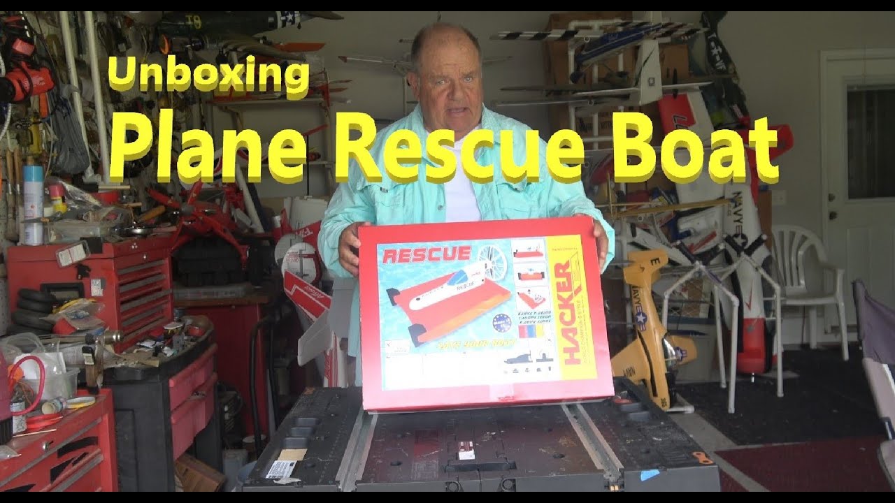 Hacker Rescue Boat for Float Planes and RC Boat Rescues