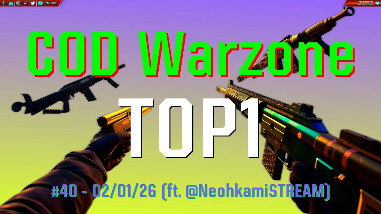 COD Warzone TOP1 - 40 [4K] - Session of 02/01/26 (ft. @NeohkamiSTREAM)