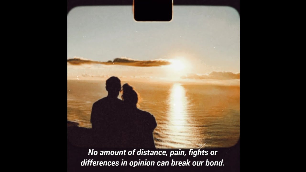 Nothing can break our bond. ❤