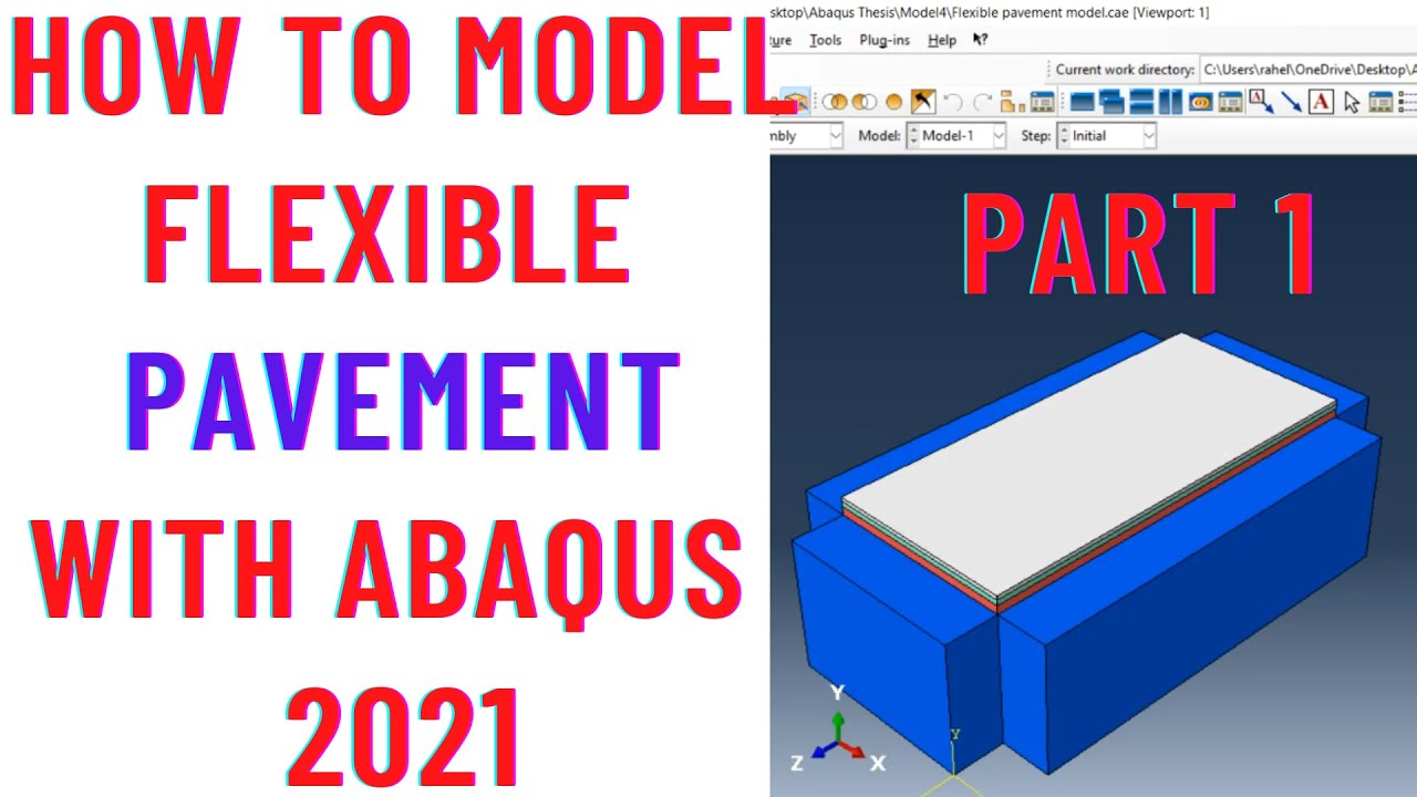 How To Model Pavements Infinite Layer with Abaqus Part 1 A - YouTube