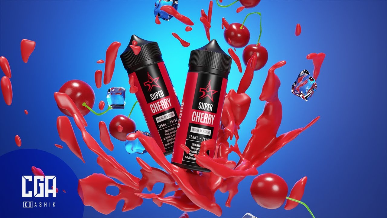 Vape Juice CGI Render || By CG Ashik