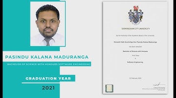 BCU Interview - Pasindu Kalana Maduranga | Java Institute Graduate | 2021