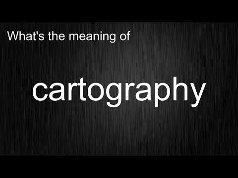 Video: Jak vyslovit kartografie?