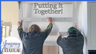 Putting it Together, INSTALLING the DETAILS, our KITCHEN MAKEOVER - Journey to the Château, Ep. 83