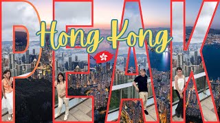 4K | THE PEAK TRAM AND & SKY TERRACE 428 | CENTRAL, HONG KONG 🇭🇰