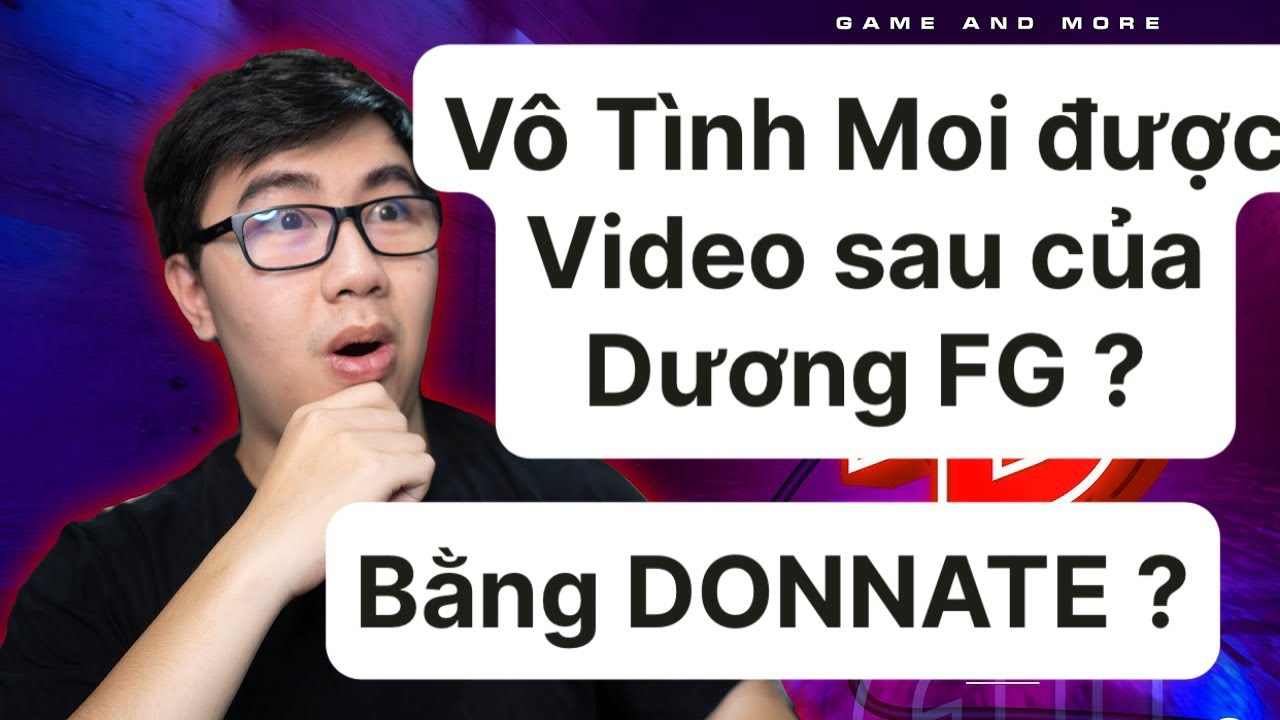 Tôi Vô Tình Biết Video sau của Dương FG bằng Donnate - YouTube